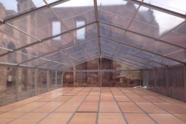 VIP- Zelt mit Transparente Poly- Planen in Heidelberg