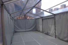 VIP- Zelt mit Transparente Poly- Planen in Heidelberg