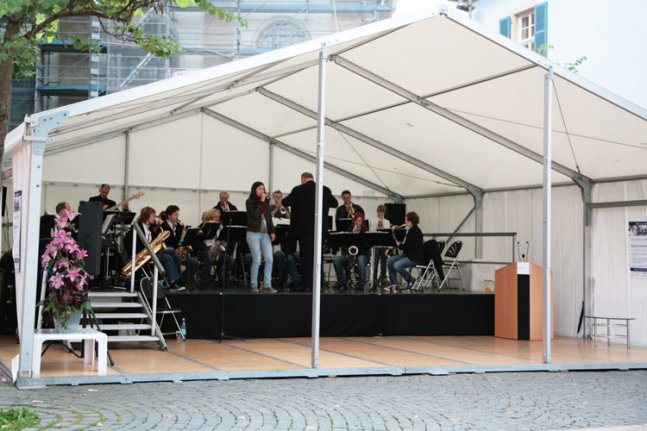 Promotion- und Präsentationszelt in Speyer